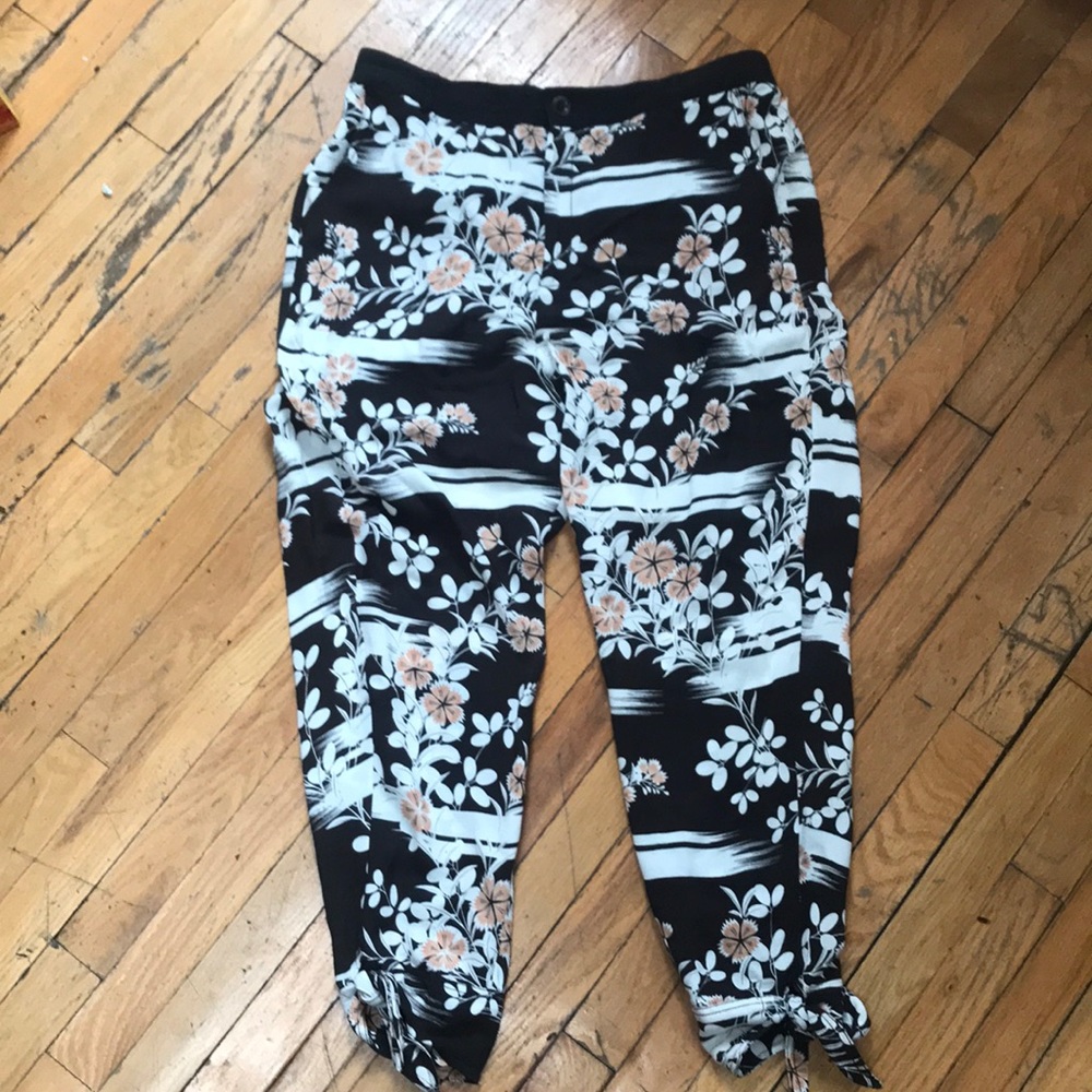 Anthropologie floral pants
